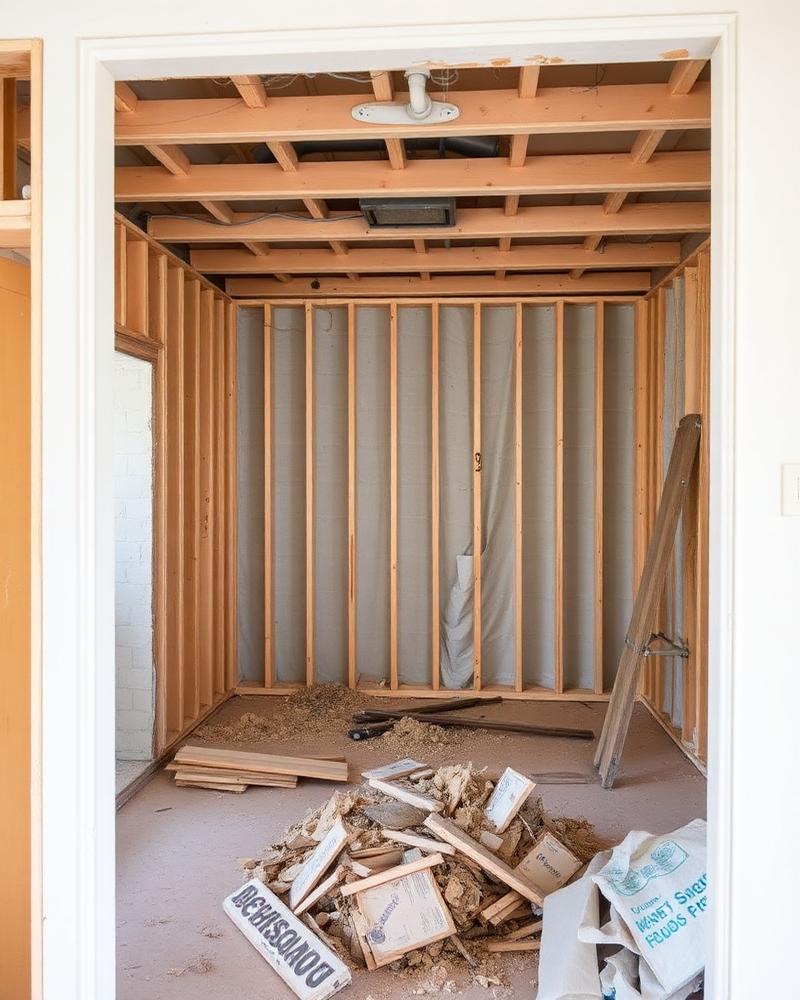 Demolition work example