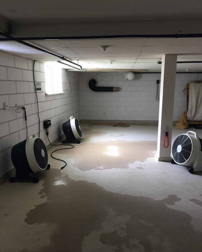 Flood Cleanup work example